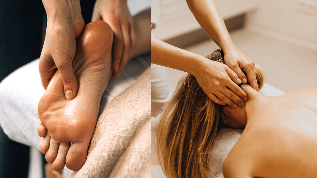 What is a Deep Tissue Massage, foot massage, head massage