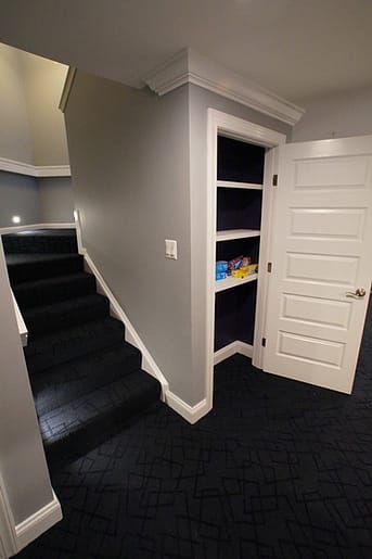 under stairs area