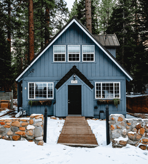 house with attic floor